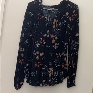 Maurices high neck long sleeve blouse